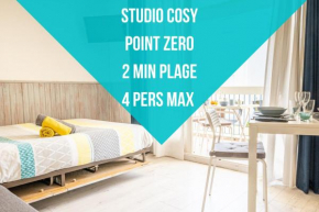 CEL'STUDIO-Parking privé-Clim réversible -Balcon-Lave-linge-Lit - POINT ZERO